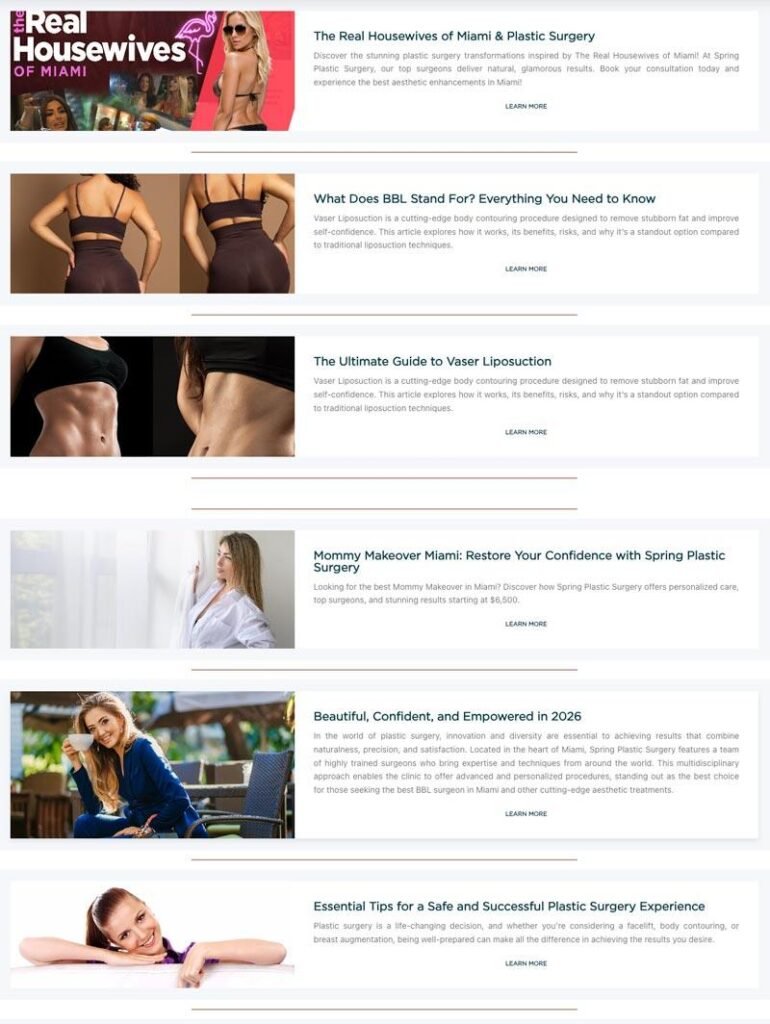 Plastic Surgery Marketing Services in Miami